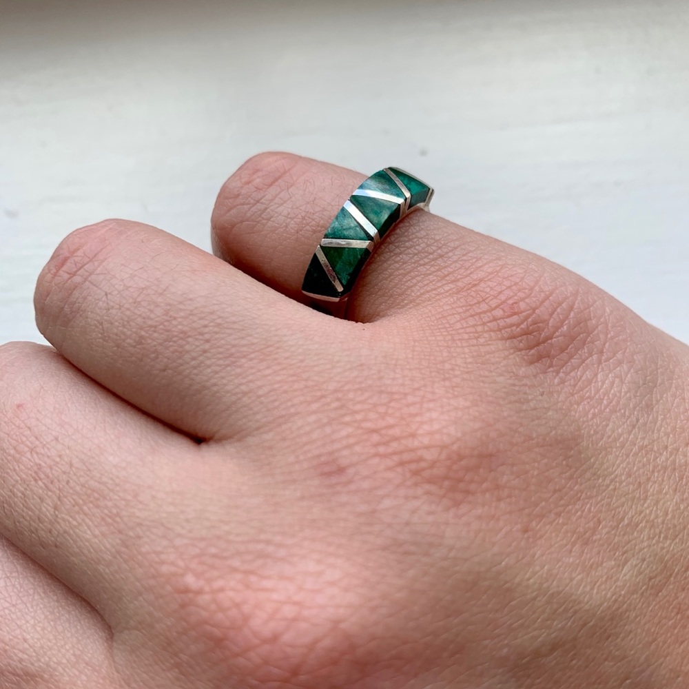 Green Malachite Ring